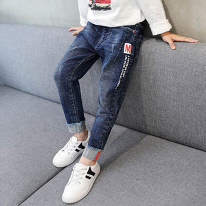 Kids Boys Jeans Baby Clothes Classic jeans Children Denim Clothing 5-13Y