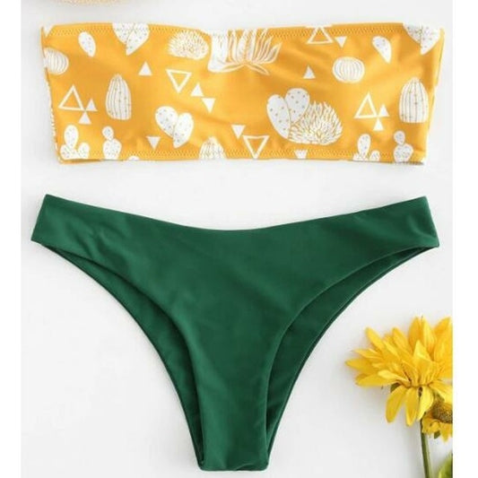 Akatonbo Women'S Graphic Bikini Set