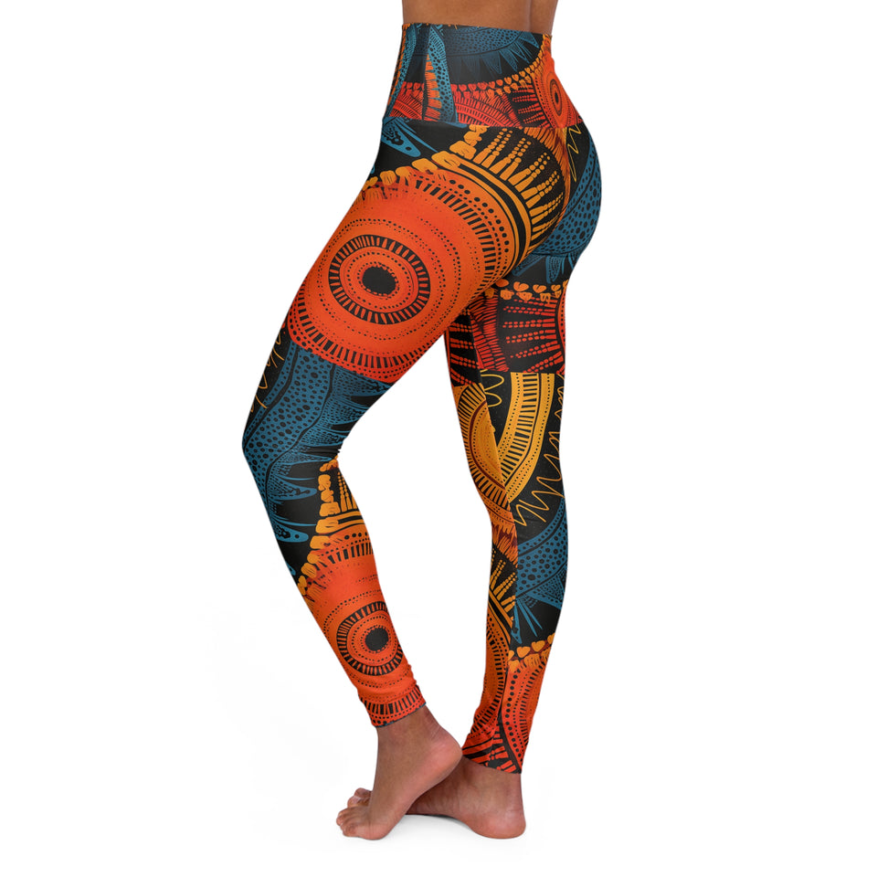 High Waisted Yoga Leggings (AOP)