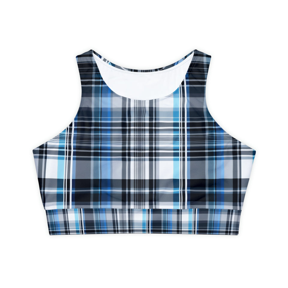 Fully Lined, Padded Sports Bra (AOP)