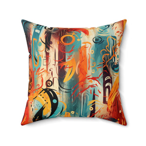 Spun Polyester Square Pillow