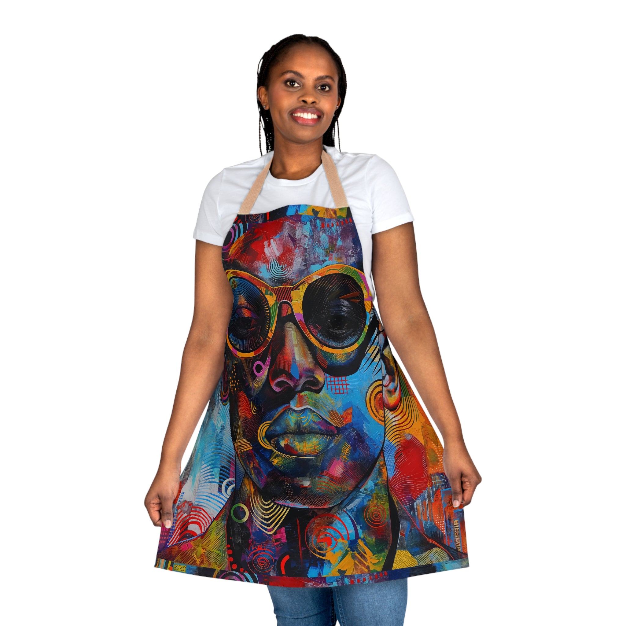 Apron, 5-Color Straps (AOP)