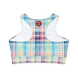 Fully Lined, Padded Sports Bra (AOP)
