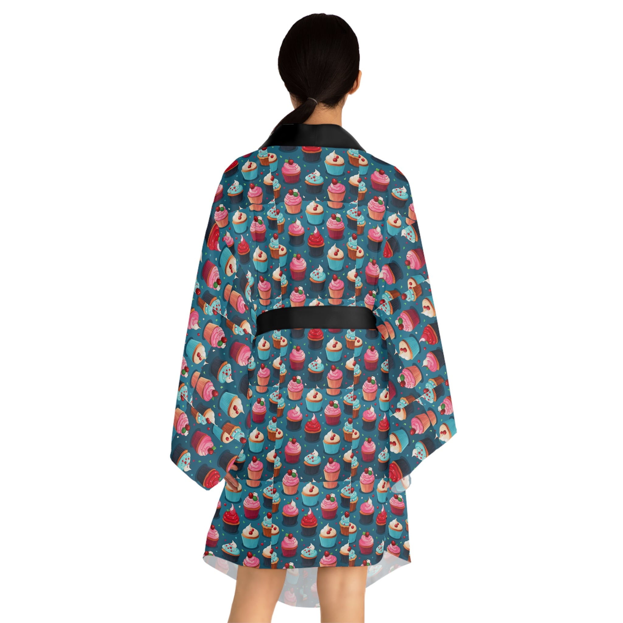 Long Sleeve Kimono Robe (AOP)
