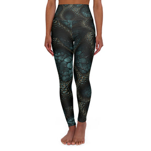 High Waisted Yoga Leggings (AOP)