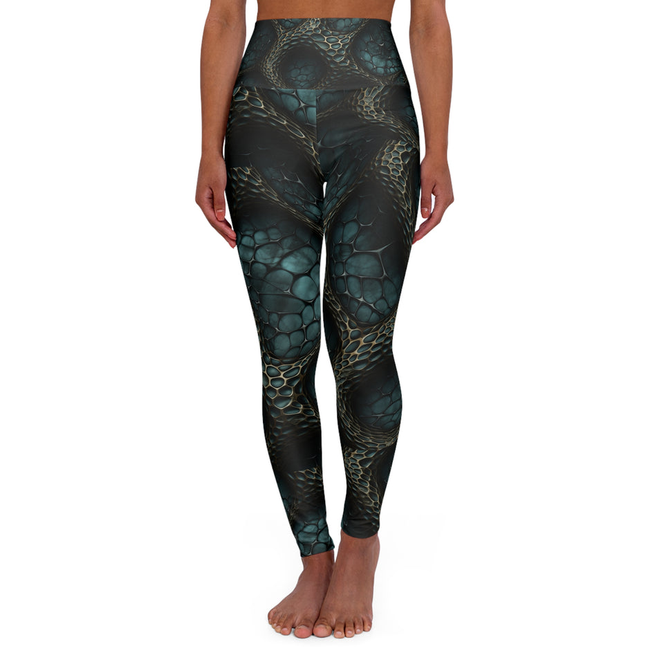 High Waisted Yoga Leggings (AOP)