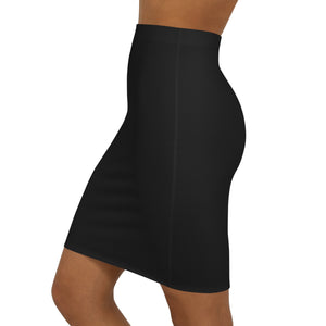 Women's Mid-Waist Pencil Skirt (AOP)