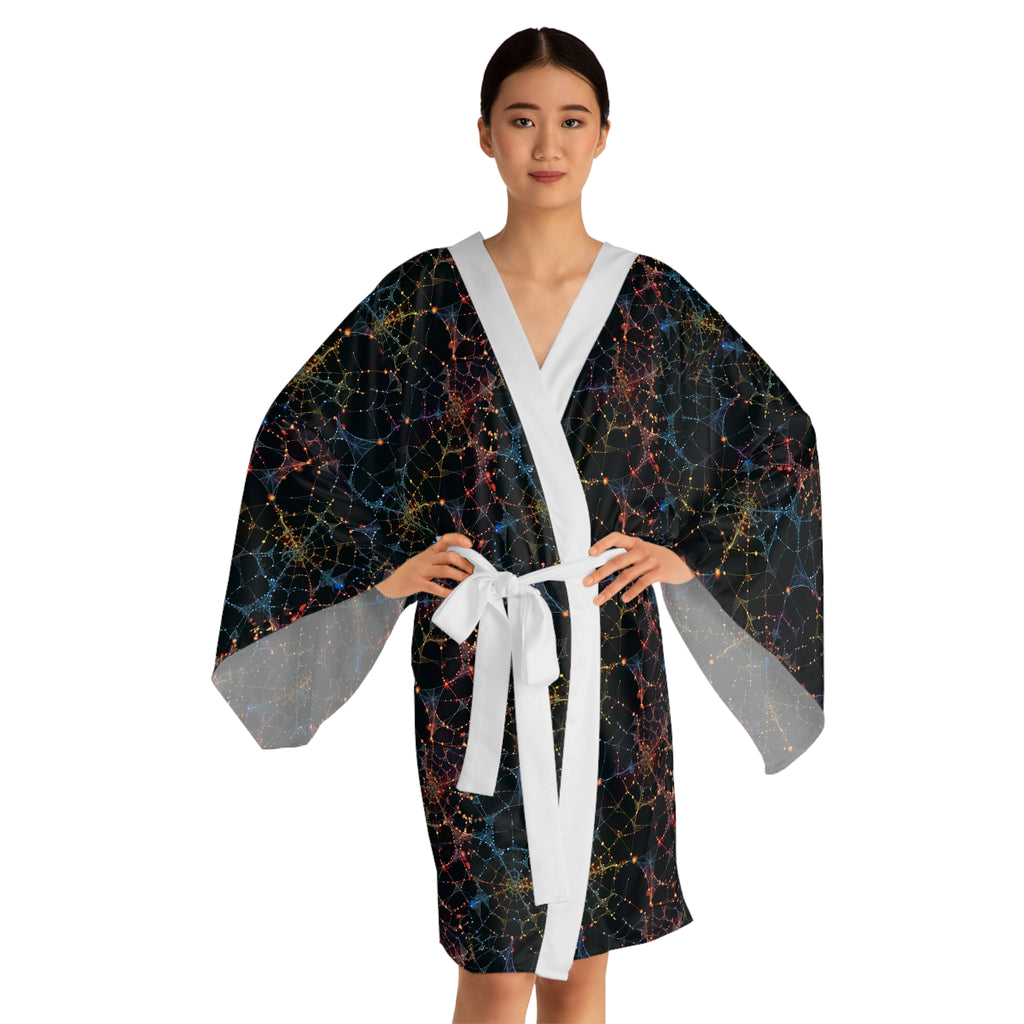 Long Sleeve Kimono Robe (AOP)