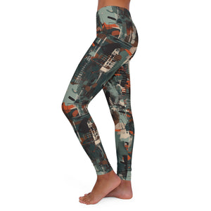 Women's Casual Spandex Leggings (AOP)