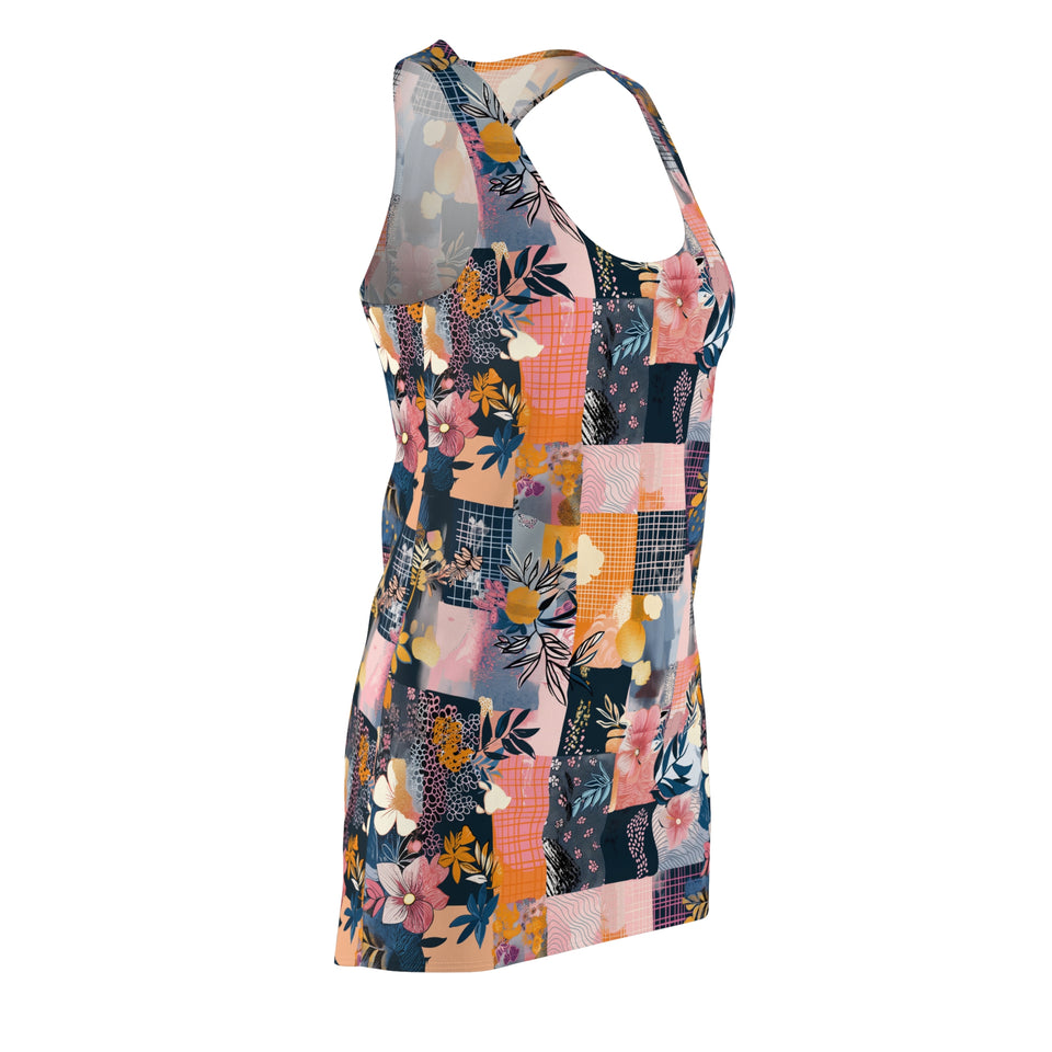 Women's Cut & Sew Racerback Dress (AOP)
