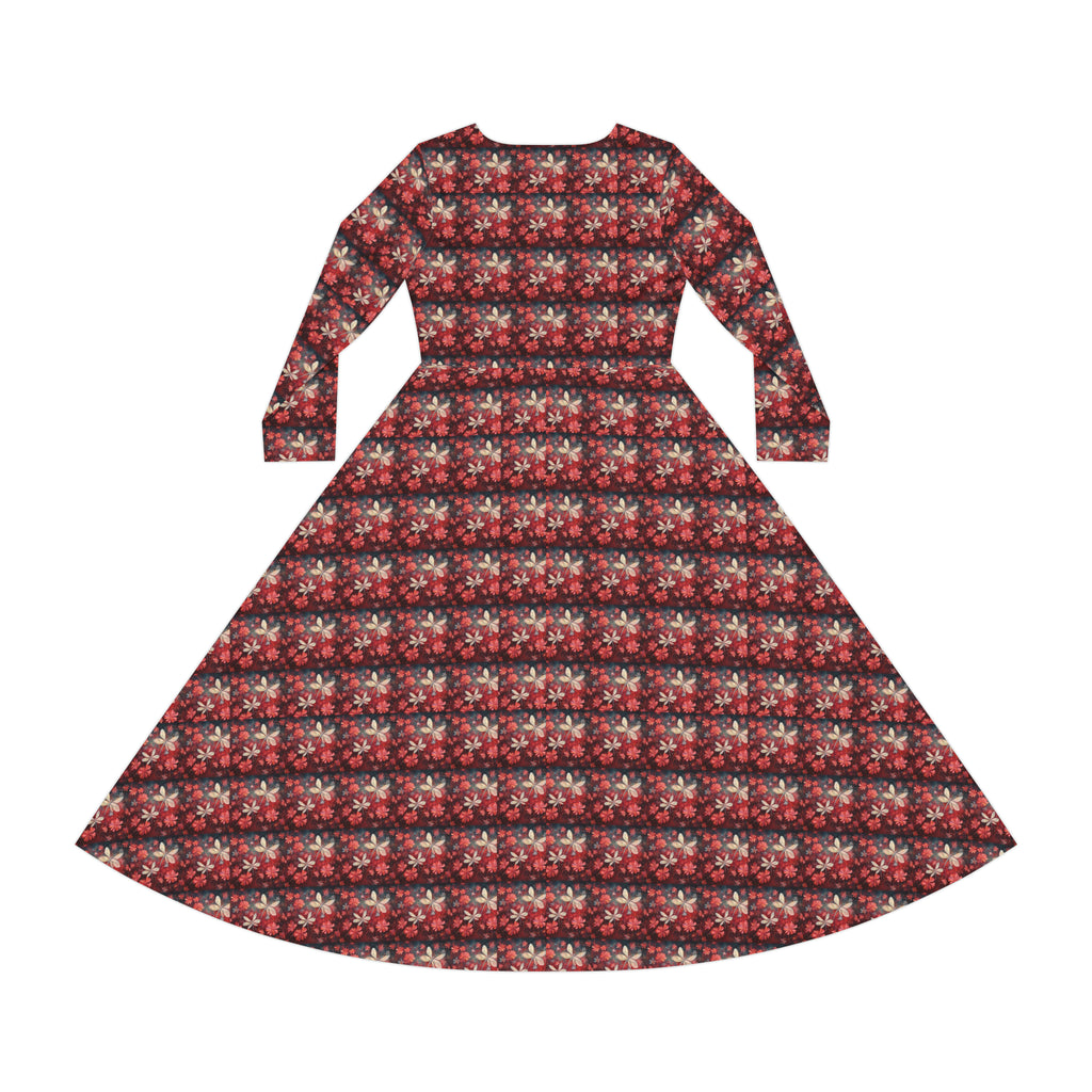 Women's Long Sleeve Dance Dress (AOP)