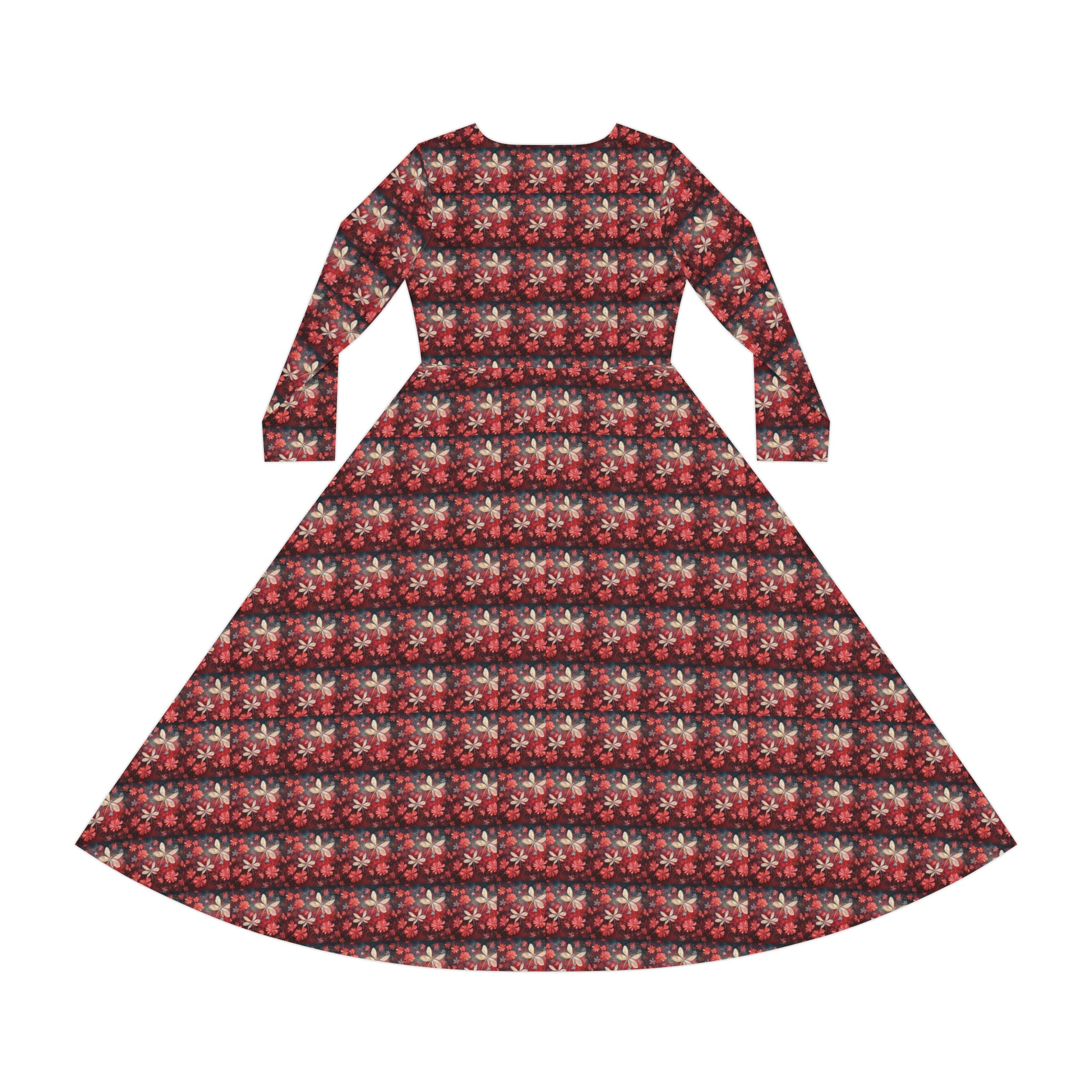 Women's Long Sleeve Dance Dress (AOP)