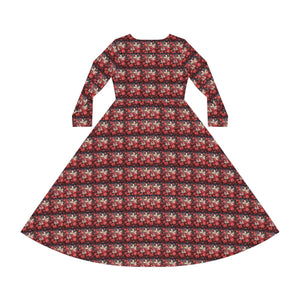 Women's Long Sleeve Dance Dress (AOP)