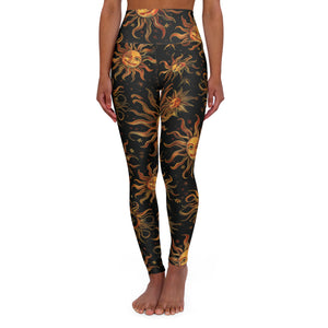 High Waisted Yoga Leggings (AOP)