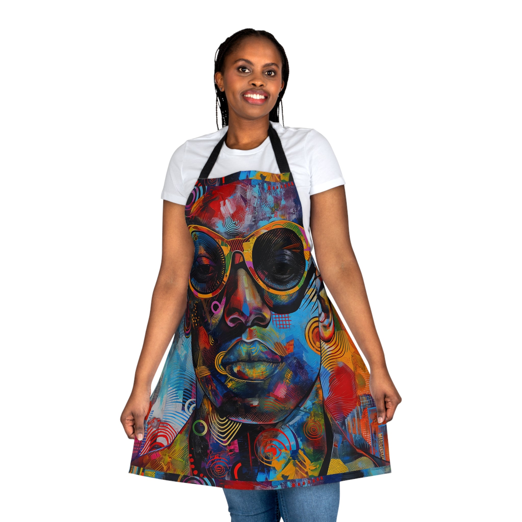 Apron, 5-Color Straps (AOP)