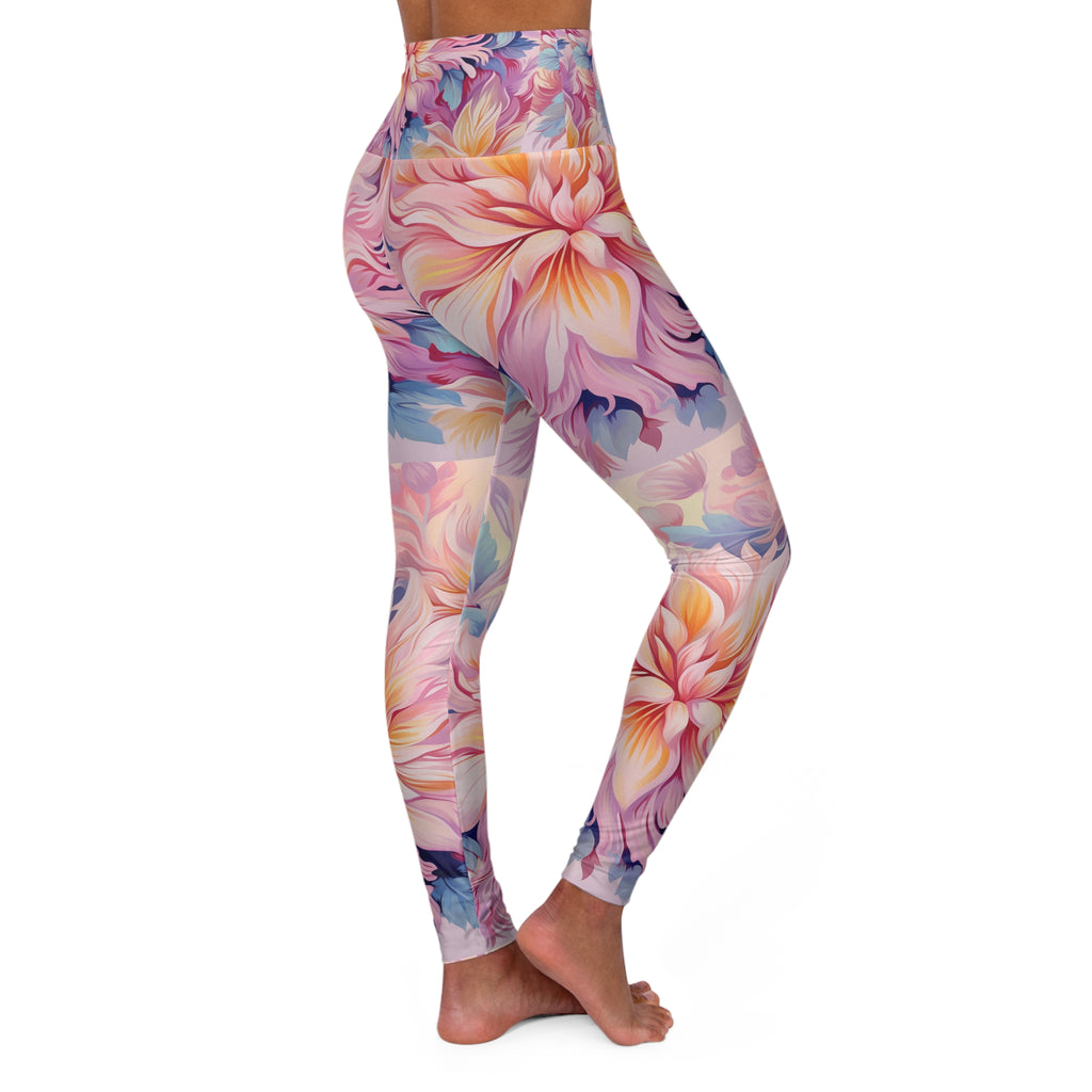 High Waisted Yoga Leggings (AOP)