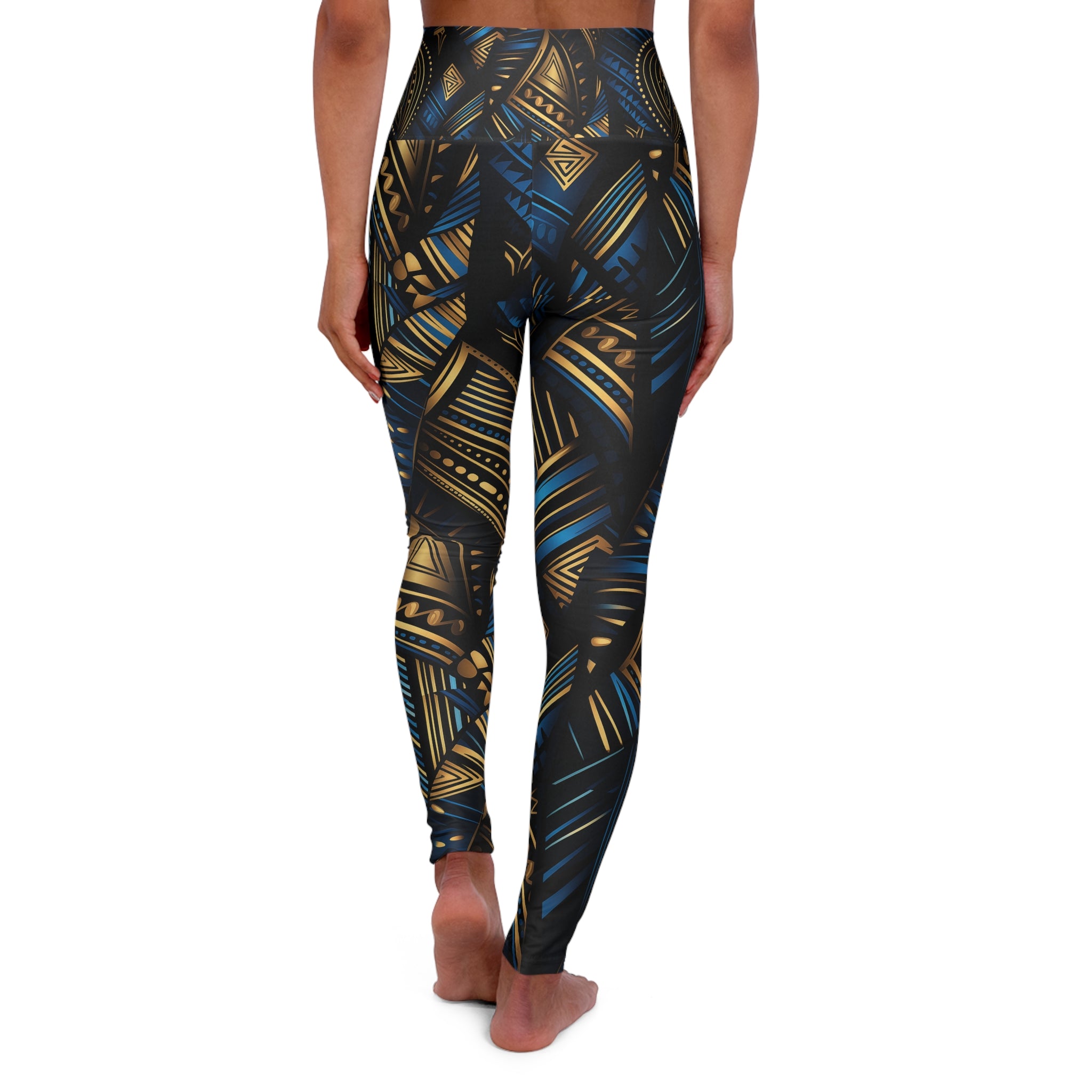High Waisted Yoga Leggings (AOP)