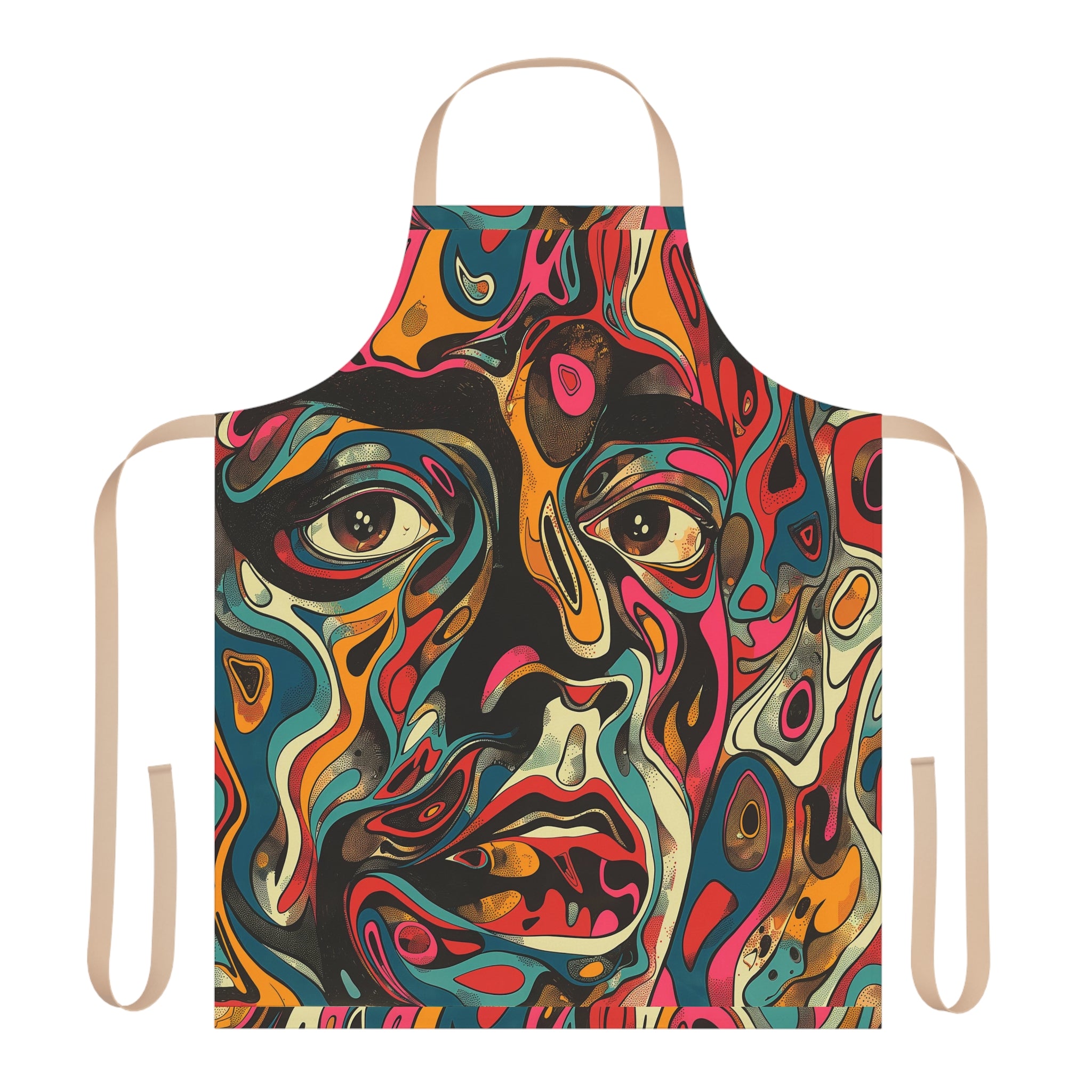 Apron, 5-Color Straps (AOP)