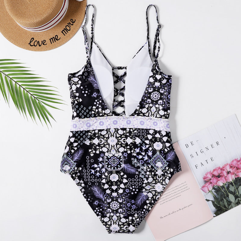 Cross-body  swim suits