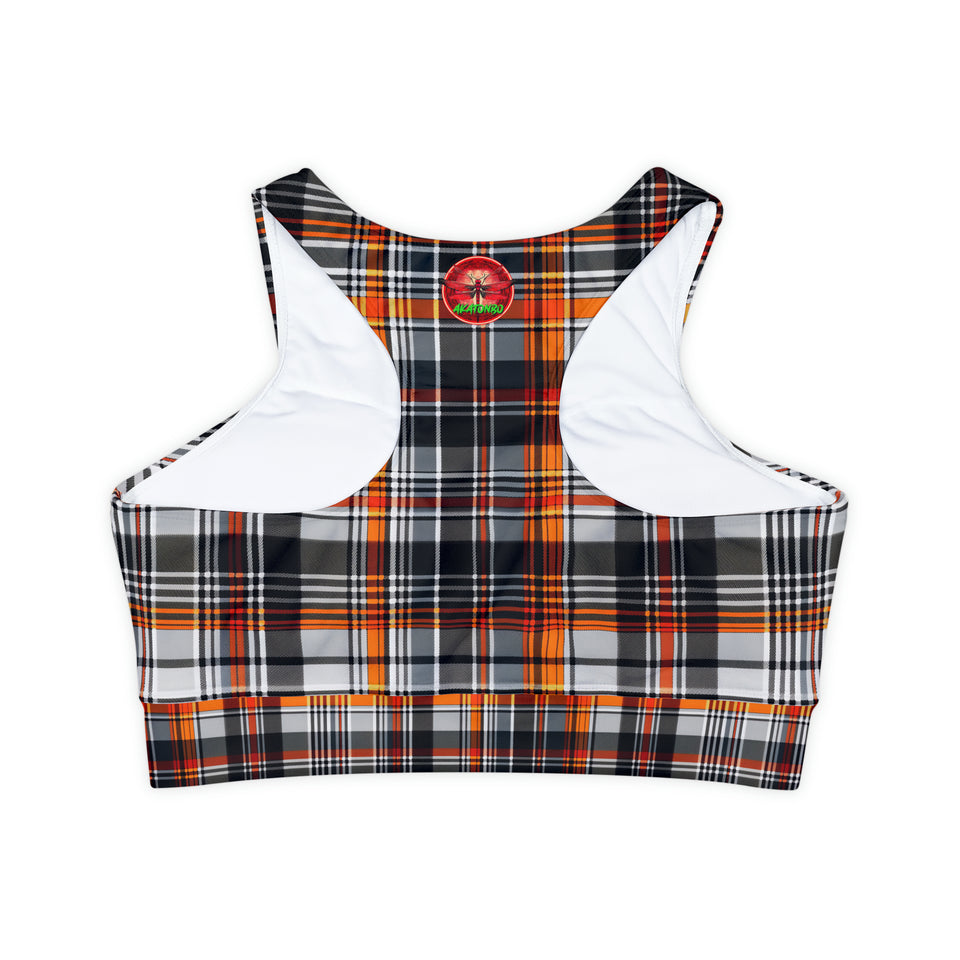 Fully Lined, Padded Sports Bra (AOP)