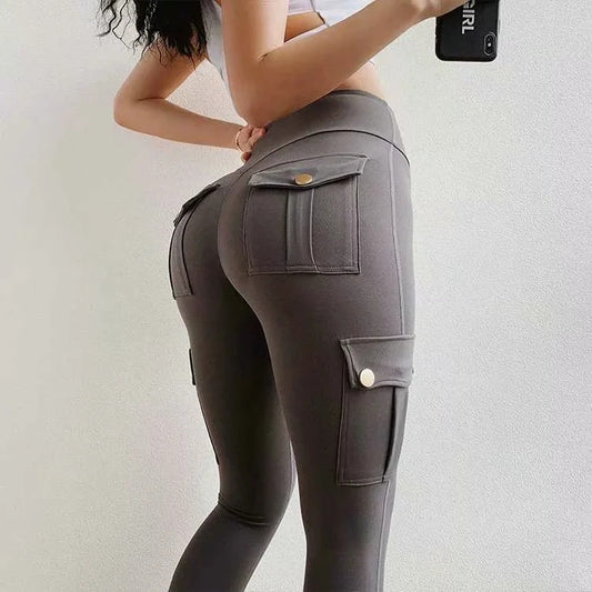 Akatonbo Skinny Slim High Elastic Gym Pants