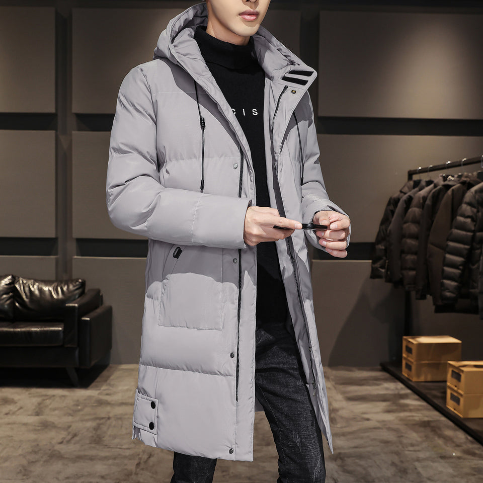 Plus Size Men's Winter Cotton Coats Coat Thick Mid-length