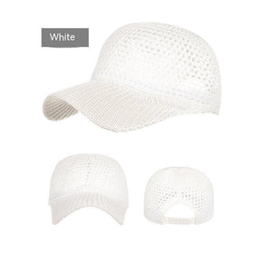 Sun Protection Sunshade Cool Fishing Net Baseball Cap