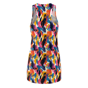 Women's Cut & Sew Racerback Dress (AOP)