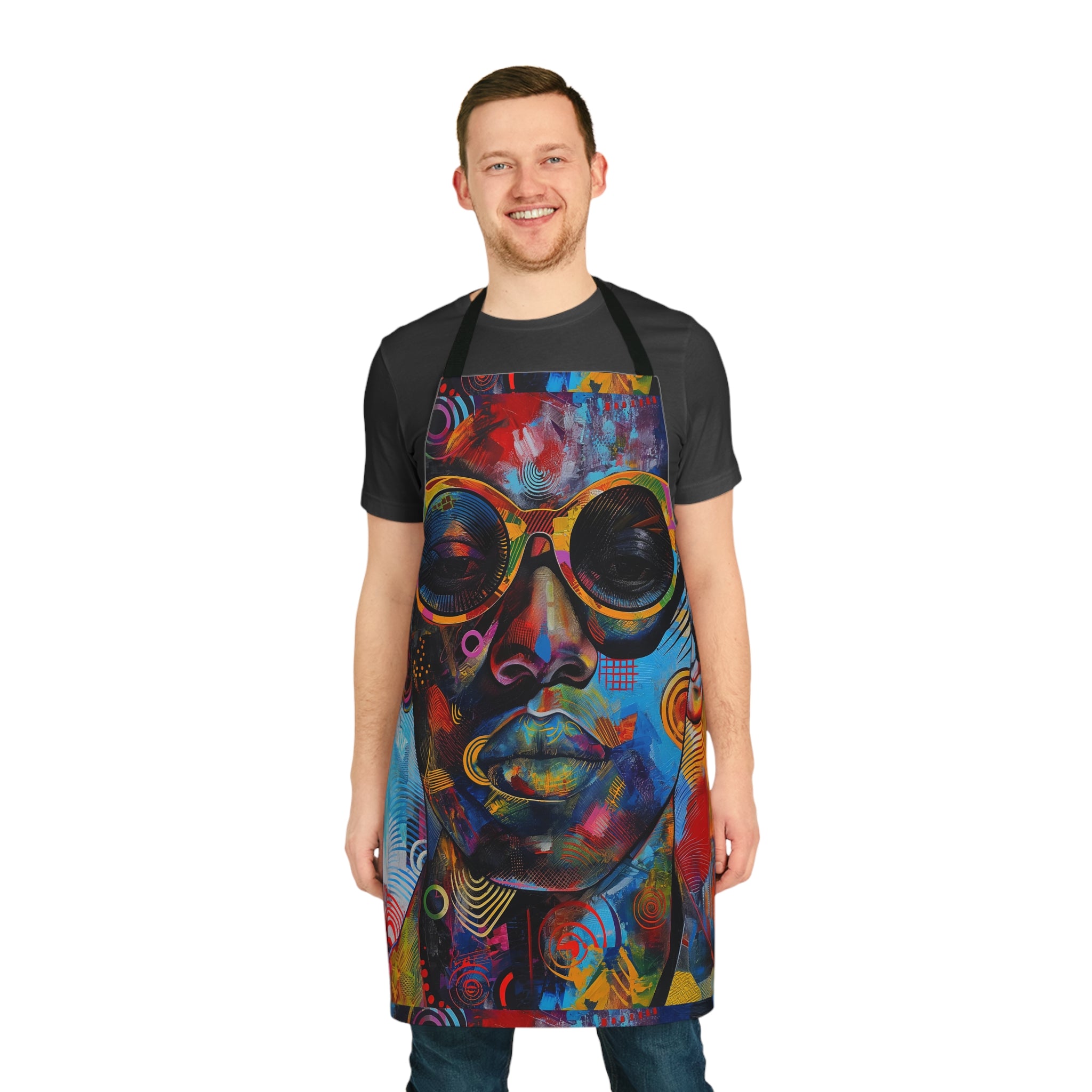 Apron, 5-Color Straps (AOP)