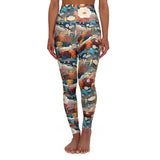 High Waisted Yoga Leggings (AOP)