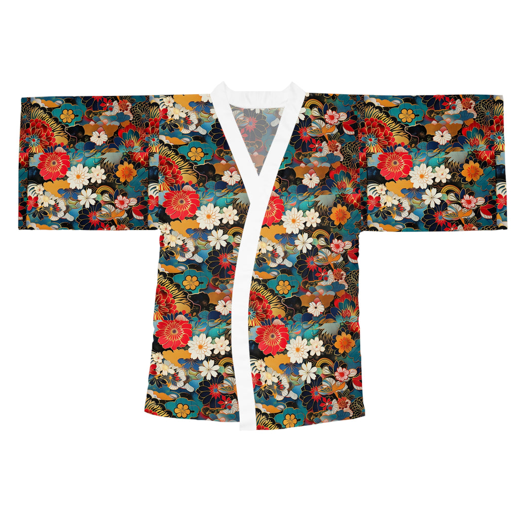 Long Sleeve Kimono Robe (AOP)