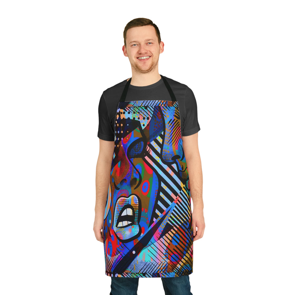 Apron, 5-Color Straps (AOP)