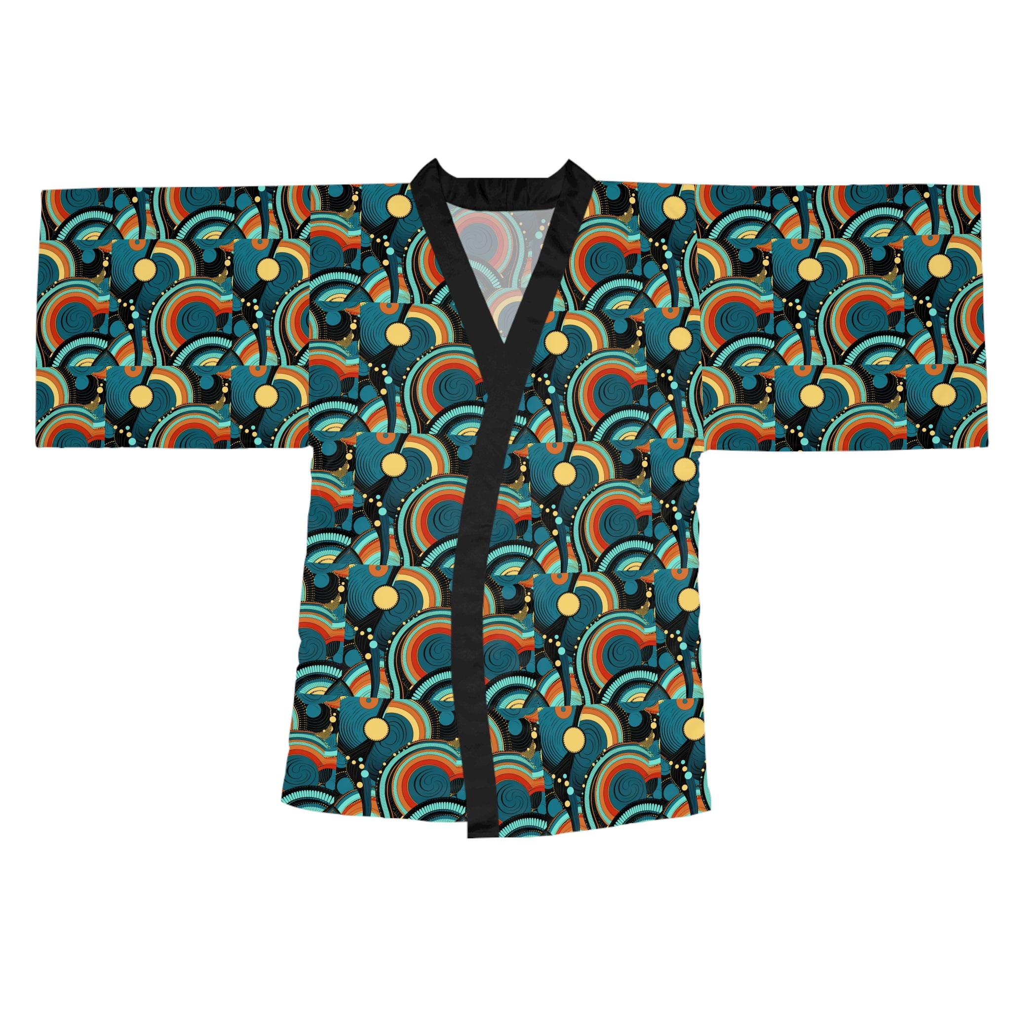 Long Sleeve Kimono Robe (AOP)