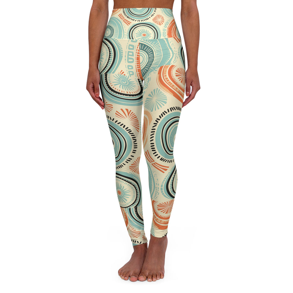 High Waisted Yoga Leggings (AOP)