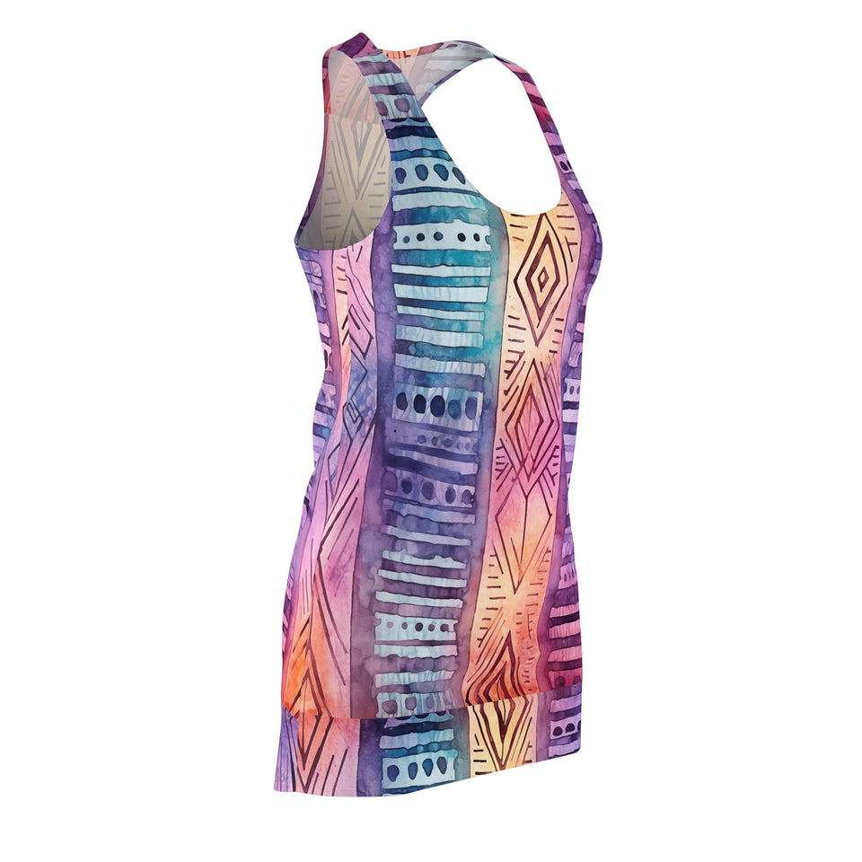 Women's Cut & Sew Racerback Dress (AOP)