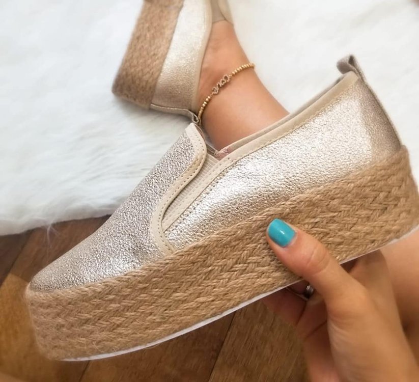 Casual student retro Rome plus size single shoes