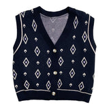 Girl Loose Lazy College Style Cardigan Coat