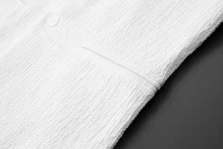 White Men's Casual Suit Jacket Men's Spring And Summer