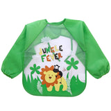 Long Sleeve Kids Waterproof Meal Baby protective Apron