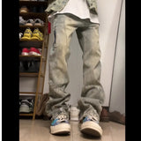 Men's Summer Versatile Simple Harajuku Jeans Lazy