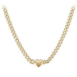 Titanium Steel Popular Chain Love Necklace