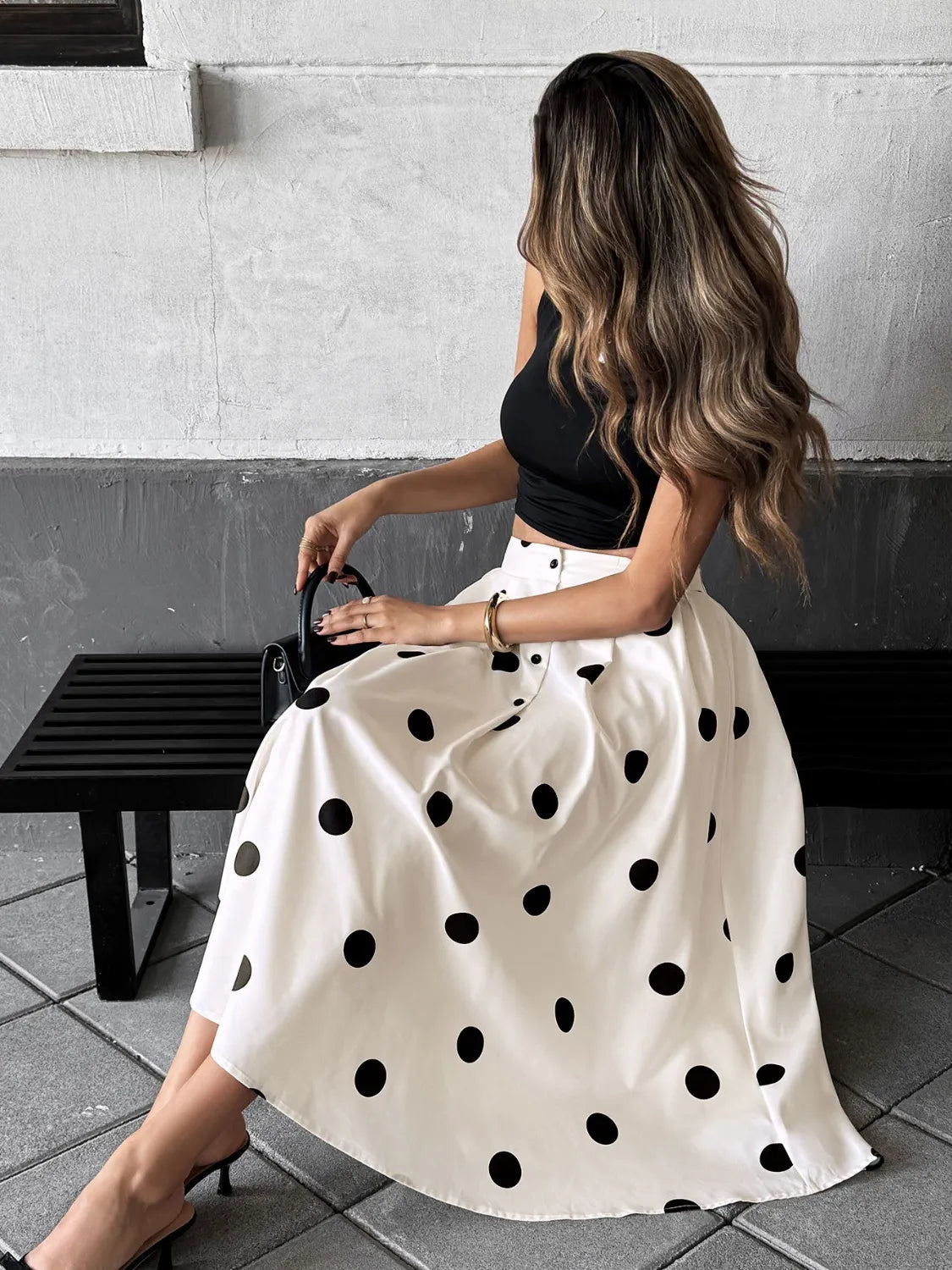 Shop Polka Dot Skirt - Women's Fashion | Akatonbo