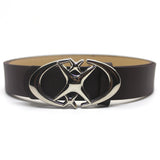 Fashion Wild Original Design Double Crescent Moon Cross Star Buckle Belt