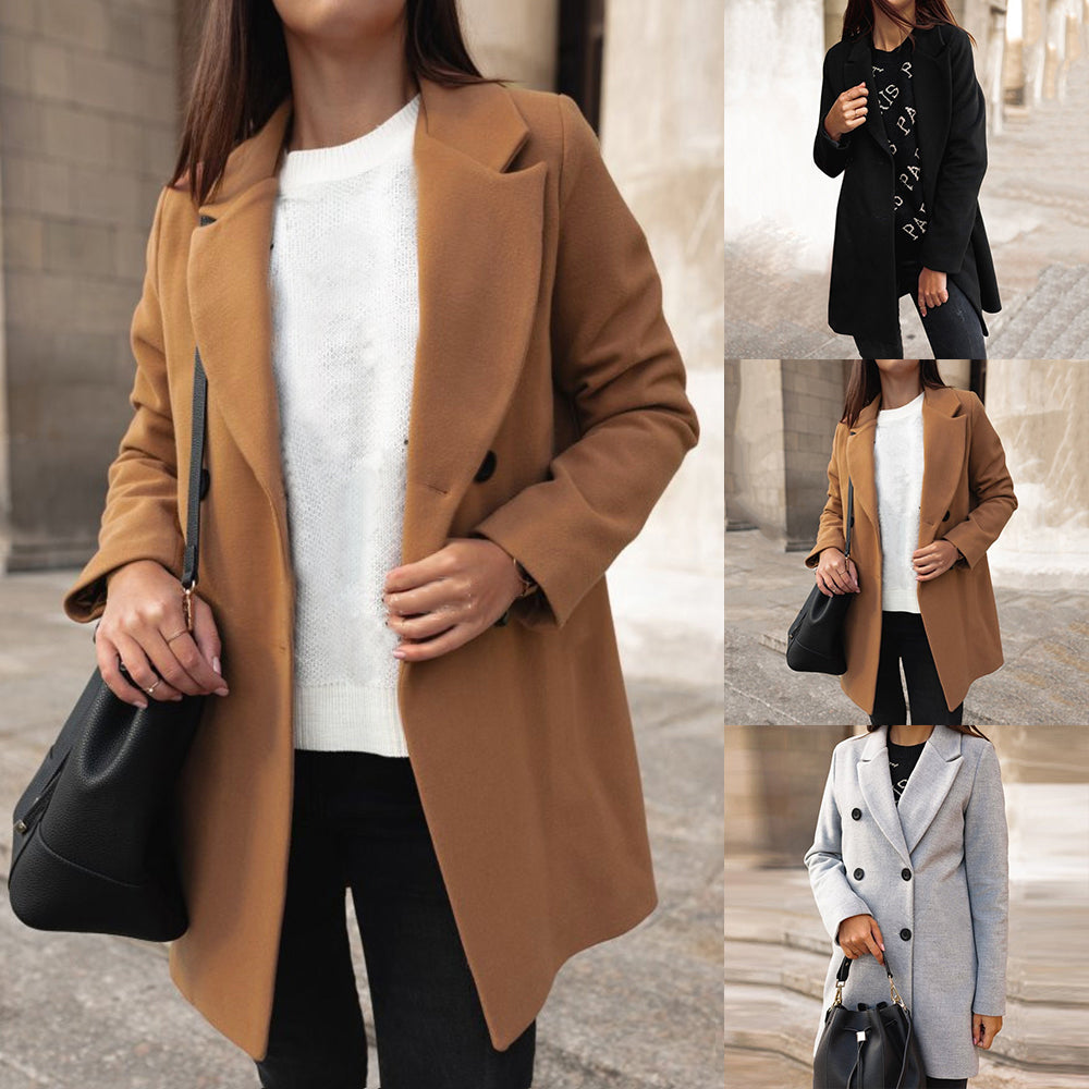 Abrigos largos de lana para invierno