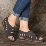 Velcro PU rubber women's shoes