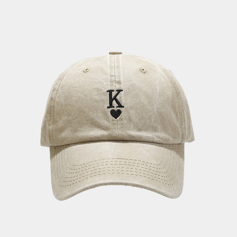 Washed-out Vintage Matching Baseball Cap