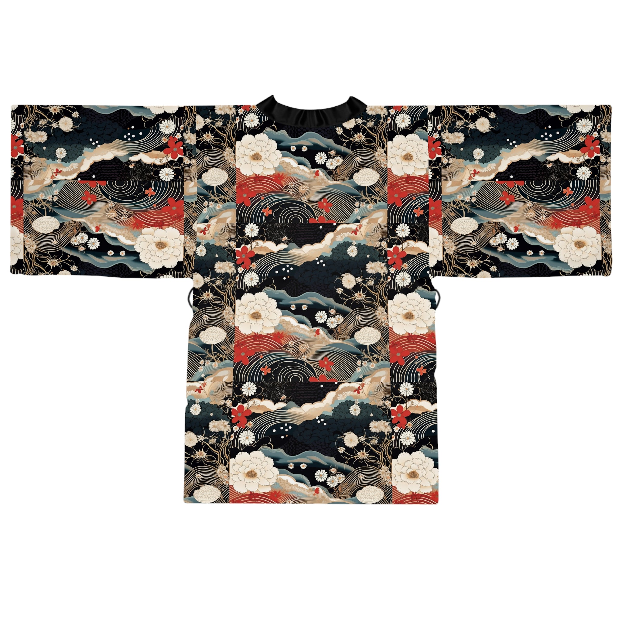 Long Sleeve Kimono Robe (AOP)