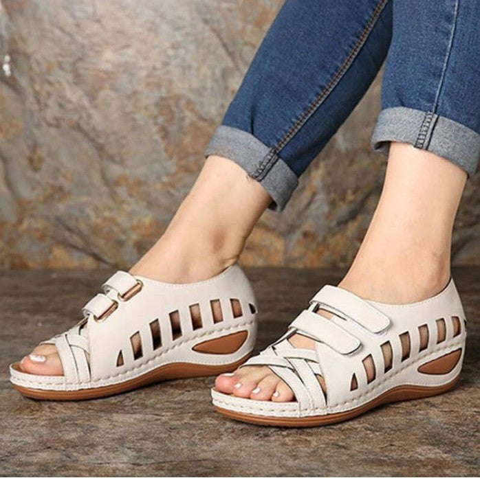 Velcro PU rubber women's shoes