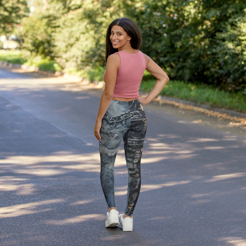 Women's Casual Spandex Leggings (AOP)