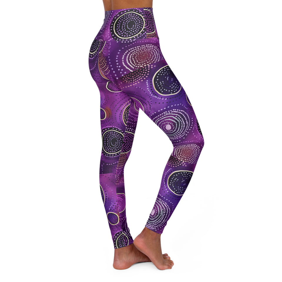 High Waisted Yoga Leggings (AOP)